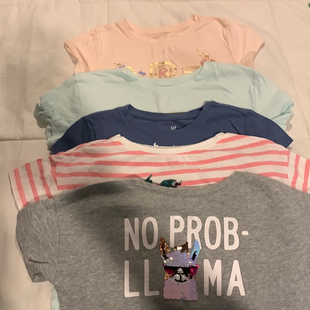 5 SHIRTS - Gap girls shirts bundle